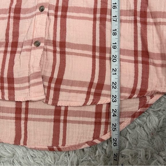 Universal Thread Casual Plaid Textured Button-Up Shirt - Picture 10 of 10